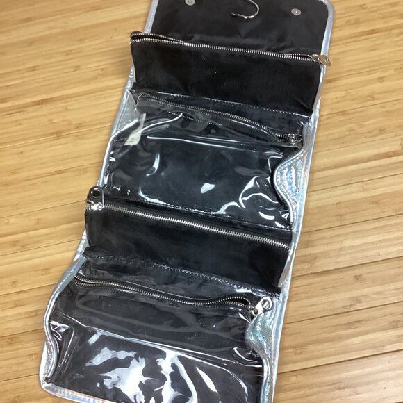 Isabella Scott Hanging Case Makeup Cosmetic Toiletry Organizer Travel Fold Up - Picture 5 of 11